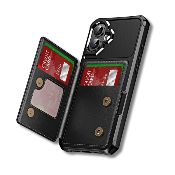 iPhone 16 Rugged Wallet Hoesje met Kaarthouder Duurzame materialen – foto 4