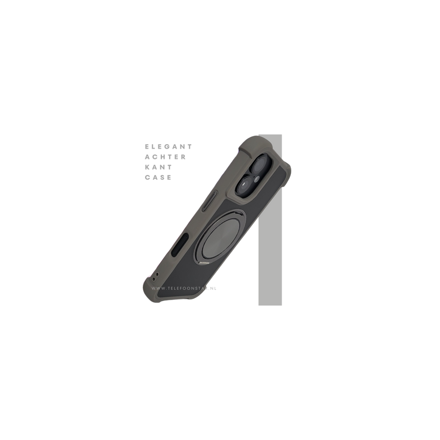 iPhone 16 hoesje robuust met MagSafe ring en schokbestendige bescherming