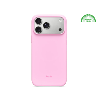 Roze Siliconen Hoesje voor iPhone 17 Pro &ndash; Zachte Bescherming met Luxe Look