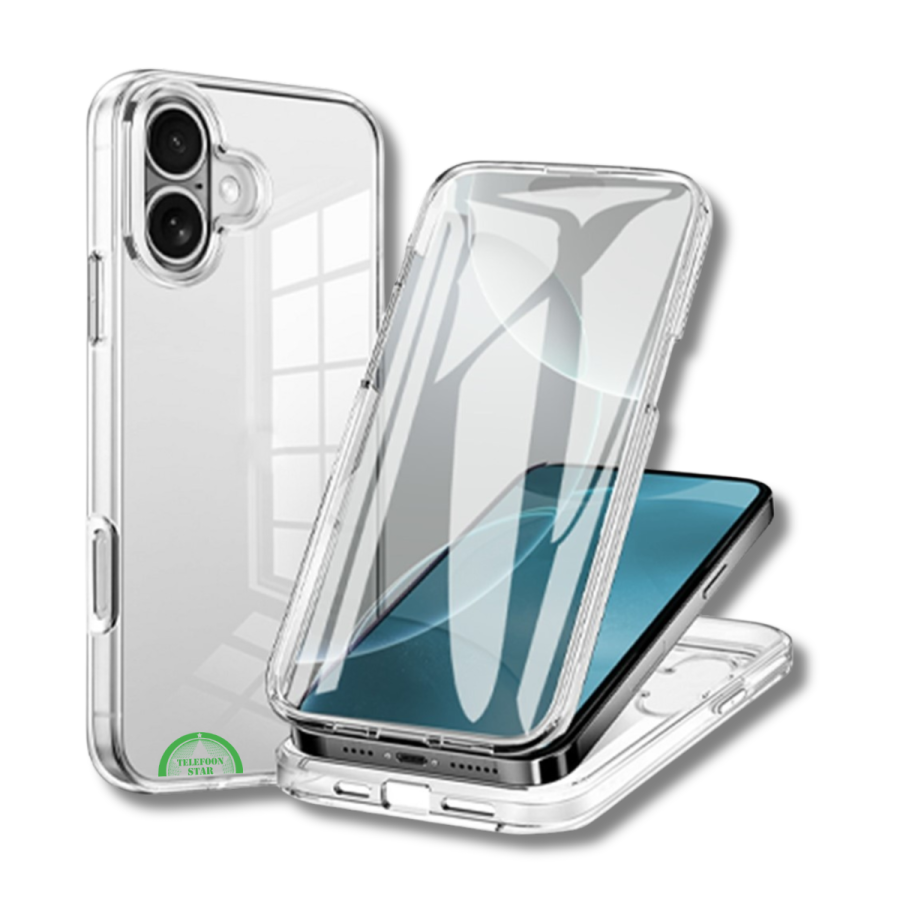 iPhone 17 Hoesje Transparant Crystal Clear Beschermhoes met Volledige 360&deg; Bescherming