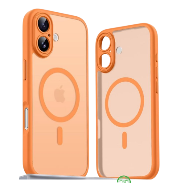 Hoesje voor iPhone 17 Oranje Slank SunGlow Mag Protect Case – foto 2
