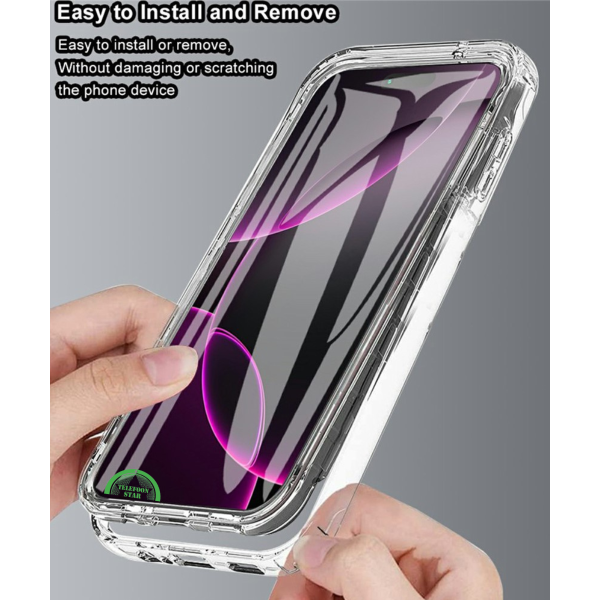 iPhone 17 Hoesje Transparant Crystal Clear Beschermhoes met Volledige 360&deg; Bescherming – foto 3
