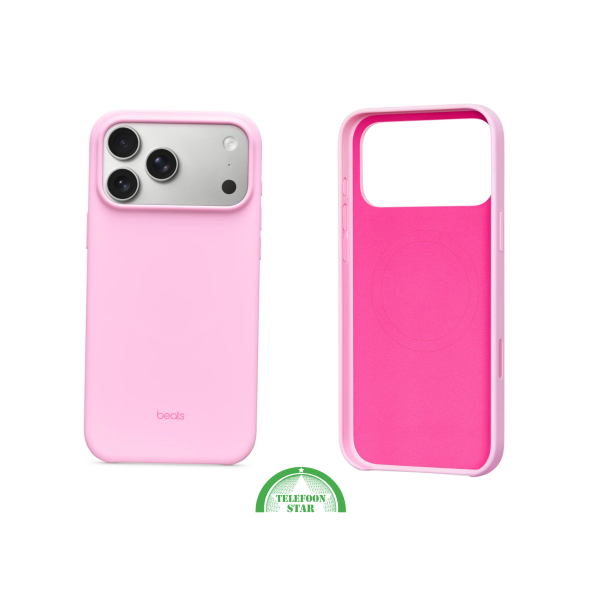 Roze Siliconen Hoesje voor iPhone 17 Pro &ndash; Zachte Bescherming met Luxe Look – foto 4