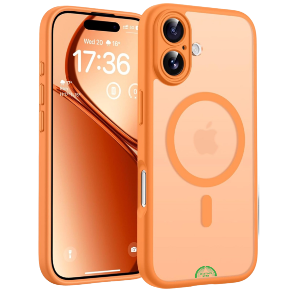 Hoesje voor iPhone 17 Oranje Slank SunGlow Mag Protect Case – foto 4