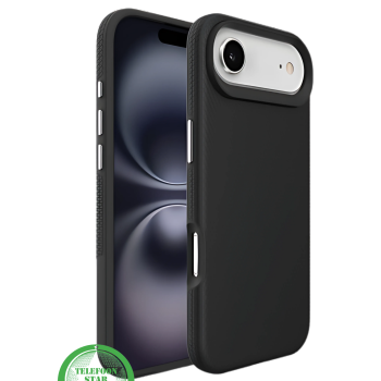 iPhone 17 Air Hoesje Zwart &ndash; Anti-Shock Bescherming & Grip Achterkant
