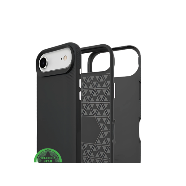 iPhone 17 Air Hoesje Zwart &ndash; Anti-Shock Bescherming &amp; Grip Achterkant – foto 3