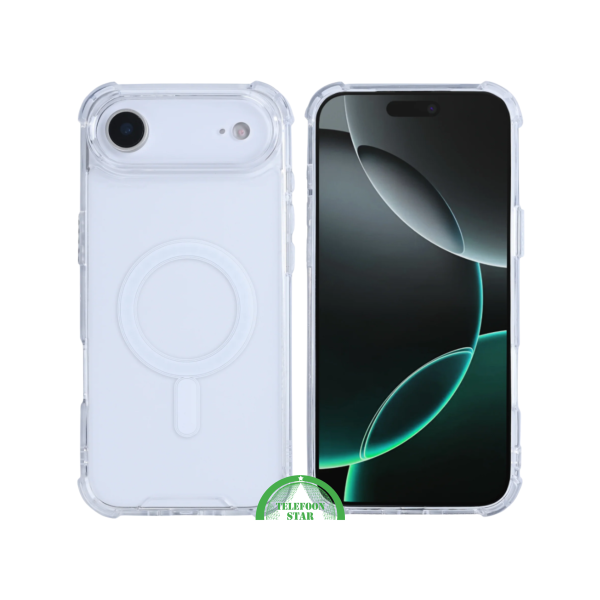 Transparante Backcover Case iPhone 17 Air met Magneet &ndash; Draadloos Opladen – foto 3