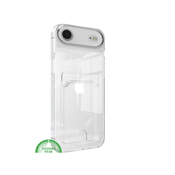 iPhone 17 Air Hoesje Transparant &ndash; met Kaarthouder – foto 2
