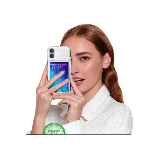Transparant iPhone 17 Hoesje met Kaarthouder &ndash; Handige Opbergfunctie – foto 4