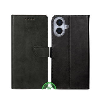 iPhone 17 Bookcase Hoesje Rood &ndash; Luxe Wallet Case met Standaard & Pasjeshouder