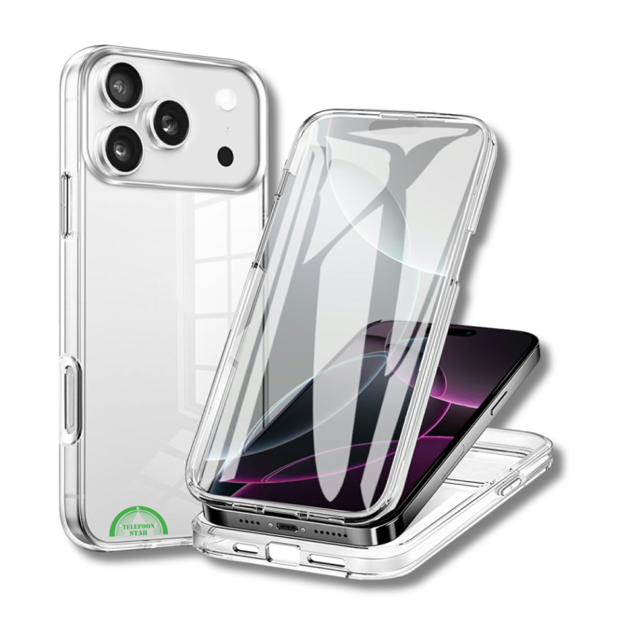 iPhone 17 Pro Clear Case Transparante TPU Back Cover Versterkte met Volledige 360&deg; Bescherming