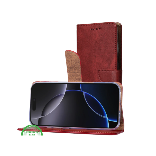 Rood Bookcase Hoesje voor iPhone 17 Pro / Pro Max &ndash; Functionele Bescherming met Stijl – foto 5