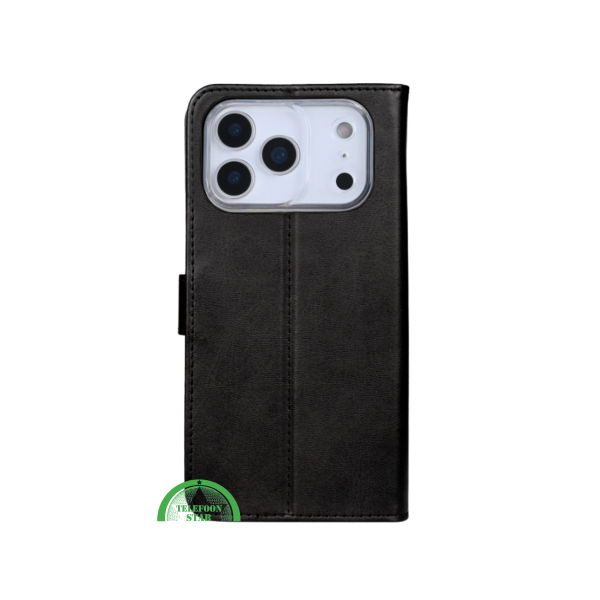 Bookcase Hoesje iPhone 17 Pro / Pro Max Zwart - Functioneel Design – foto 3