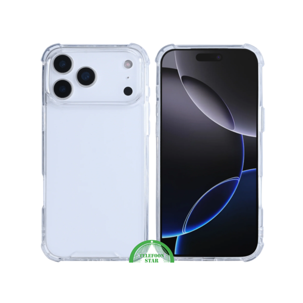Transparant Backcover Hoesje iPhone 17 Pro / Pro Max &ndash; Sterk &amp; Goede Bescherming – foto 3
