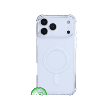 Transparant iPhone 17 Pro / Pro Max Hoesje met MagSafe &ndash; Sterke Backcover