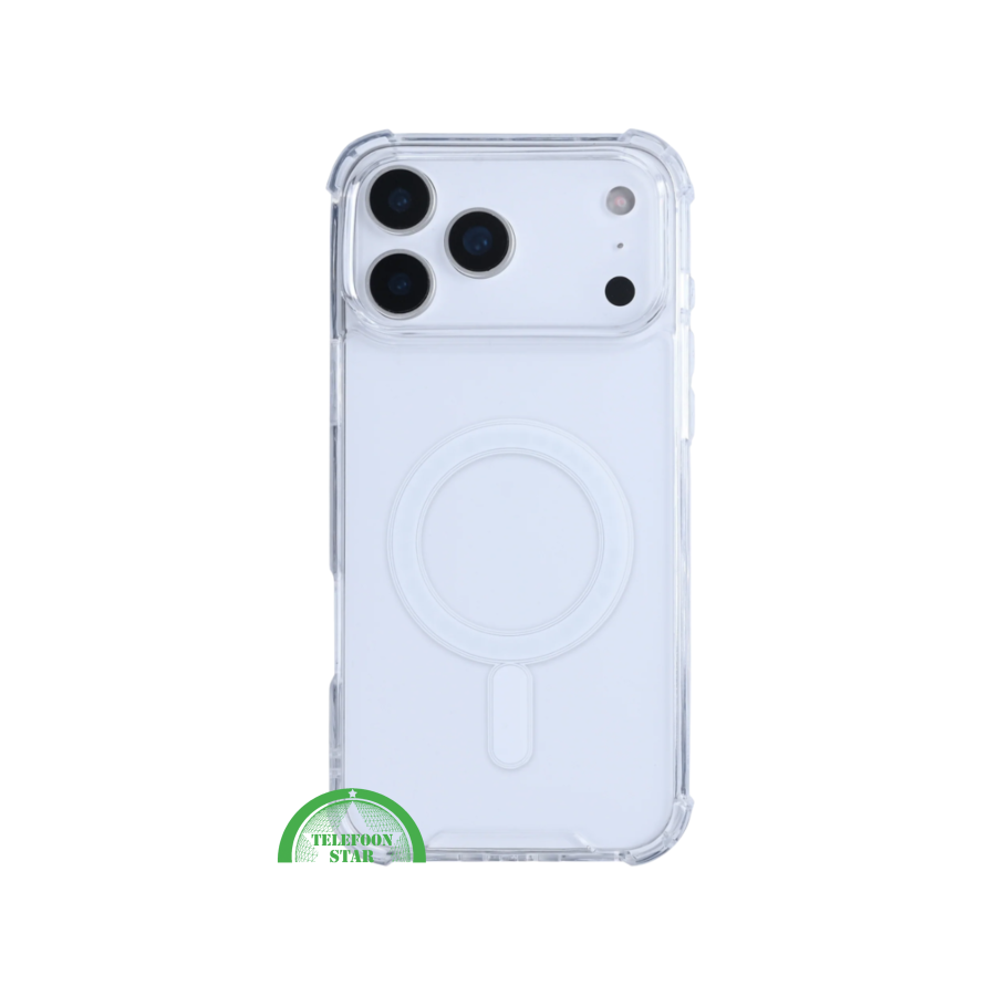 Transparant iPhone 17 Pro / Pro Max Hoesje met MagSafe &ndash; Sterke Backcover