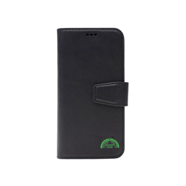 2-in-1 Zwart Bookcase Hoesje iPhone &ndash; Magnetisch Wallet Hoesje – foto 3