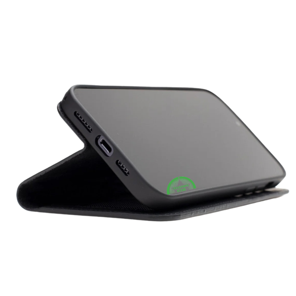 2-in-1 Zwart Bookcase Hoesje iPhone &ndash; Magnetisch Wallet Hoesje – foto 5