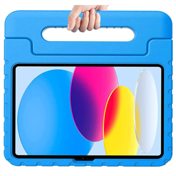 iPad 10.9 Kinderhoes Blauw &ndash; Shockproof Handvat