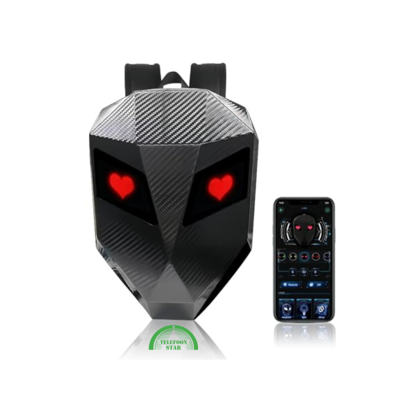 LED Smart Helm &ndash; Met Appbediening en Hartvormige LED Ogen – foto 5