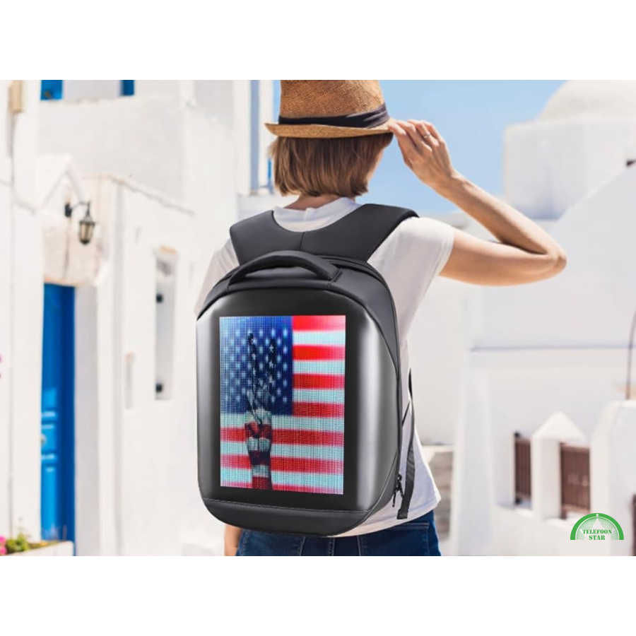 LED Rugzak met Appbediening &ndash; Programmeerbare Smart Backpack