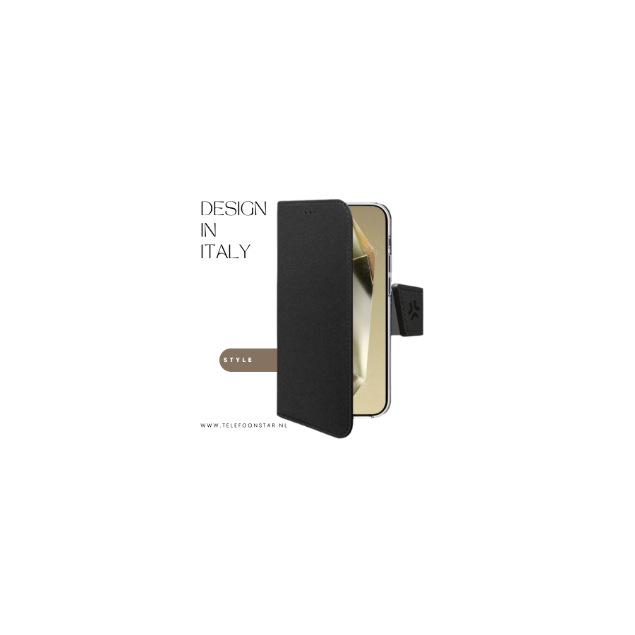 iPhone 17 Pro / Pro Max Bookcase Hoesje &ndash; Zwart &amp; Grijs met Pasjeshouder en Standaard