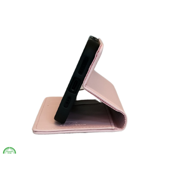 portemonnee licht Roos cover boek case iPhone 16 – foto 6