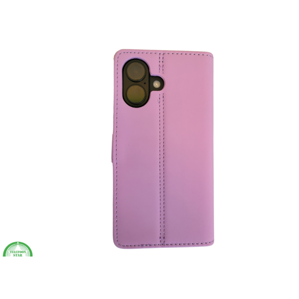 Boek case Roos Licht cover iPhone 16 Plus – foto 3