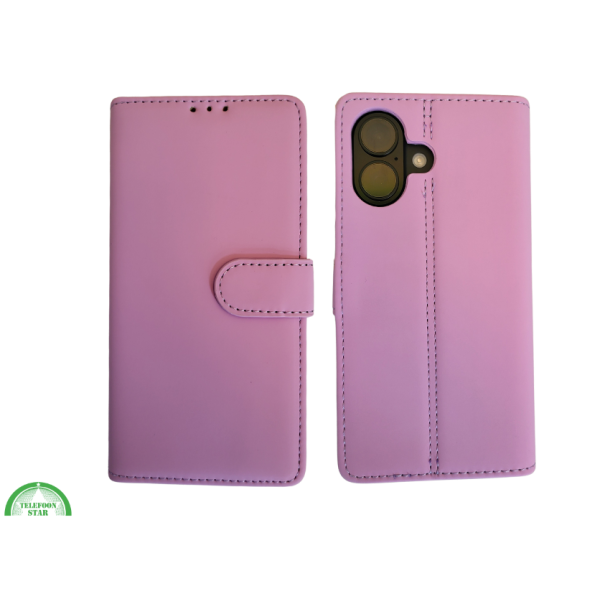 Boek case Roos Licht cover iPhone 16 Plus – foto 4
