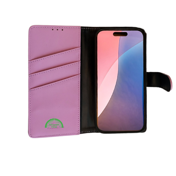 Boek case Roos Licht cover iPhone 16 Plus – foto 9