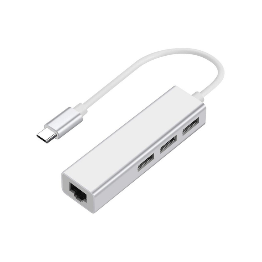 USB-C 3-in-1 Hub met Gigabit Ethernet MacBook