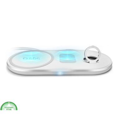 Mag Power Station | Draadloos Oplaadstation 10W + 3W | Voor Telefoon, AirPods & Apple Watch