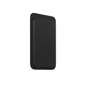 Zwarte MagSafe Wallet &ndash; Magnetische Kaarthouder