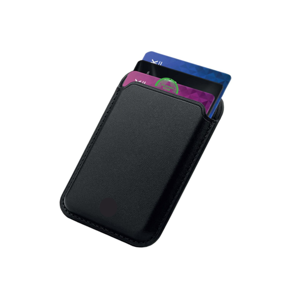 Zwarte MagSafe Wallet &ndash; Magnetische Kaarthouder – foto 3