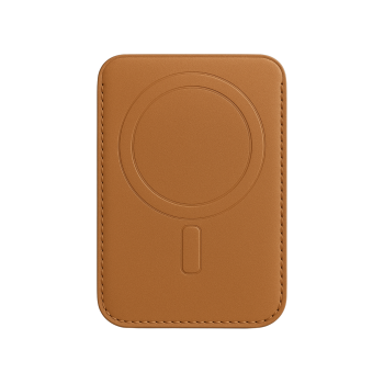 Bruine MagSafe Wallet met Ingebouwde Stand &ndash; Kaarthouder met MagSafe