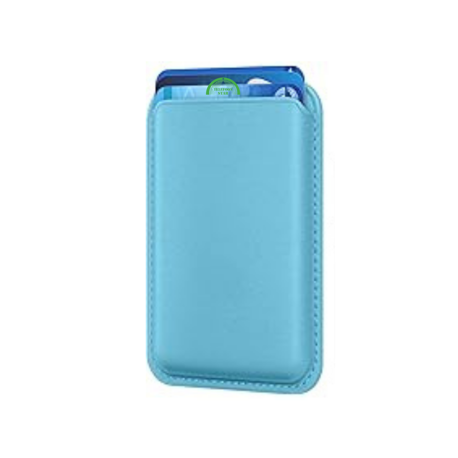 Blauwe MagSafe Wallet &ndash; Magnetische Kaarthouder