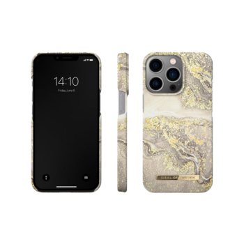 Marmer Goud Hoesje iPhone 13 Pro &ndash; Luxe & Bescherming | Telefoonstar