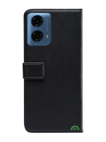 Bookcase Hoesje voor Motorola Moto G85 Zwart met Magnetische Sluiting