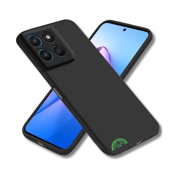 Hoesje voor Motorola Moto G57 Zwart Siliconen – foto 2