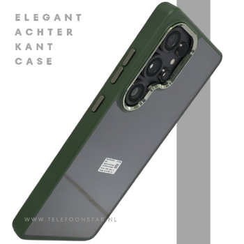 Samsung Galaxy S25 Groen Hoesje &ndash; Schokbestendige Backcover