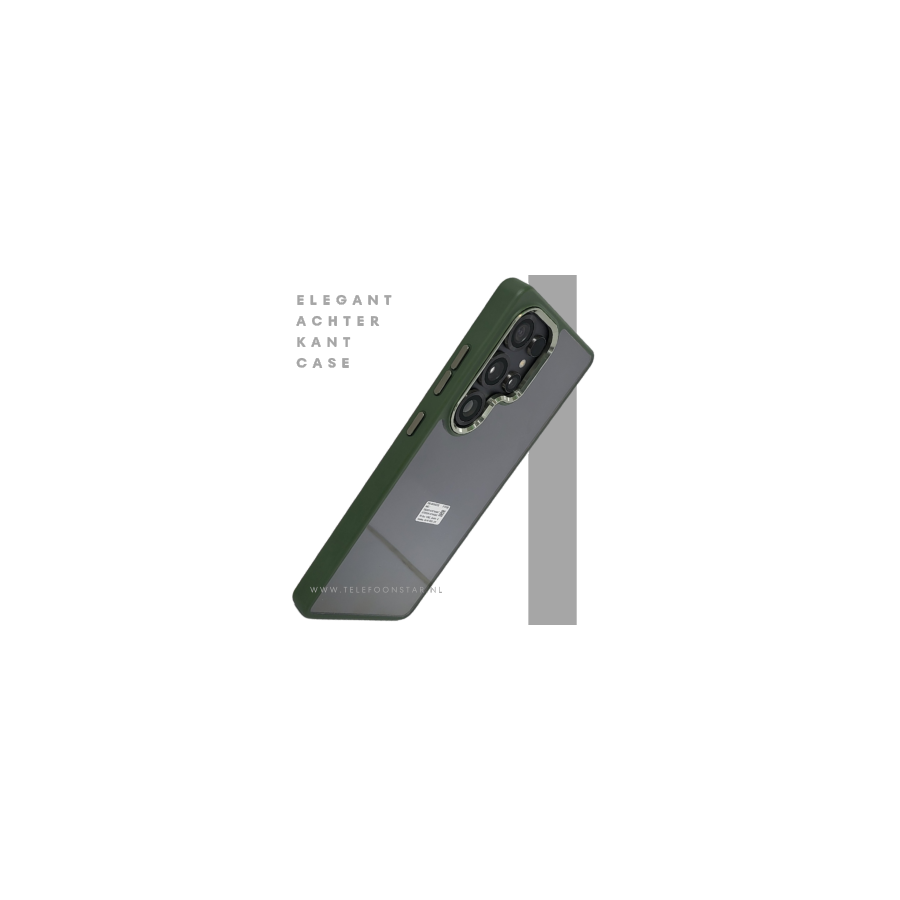 Samsung Galaxy S25 Groen Hoesje &ndash; Schokbestendige Backcover