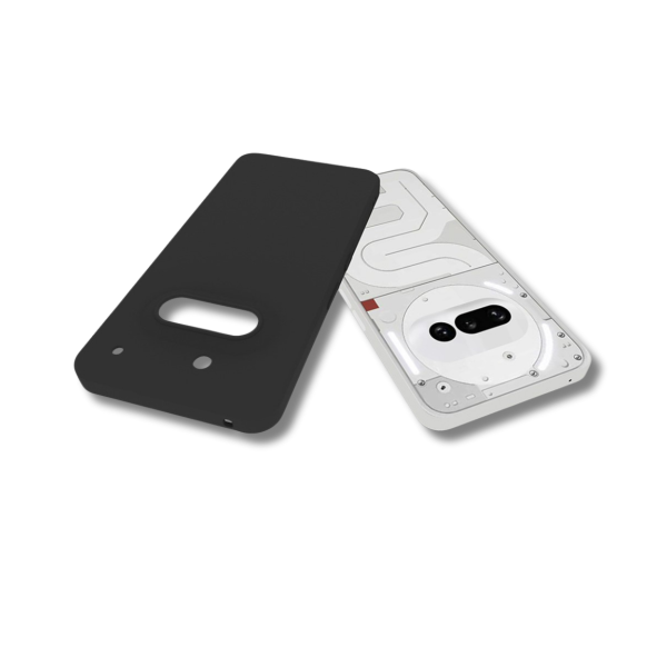 Nothing Phone 3a 5G Hoesje Matte Soft TPU Beschermhoes Zwart – foto 3