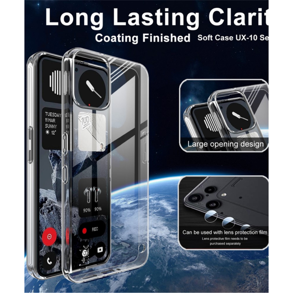 Nothing Phone (3a) Lite 5G Hoesje Transparante Soft TPU Back Cover – foto 5