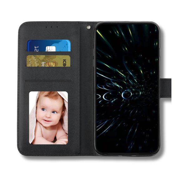 Nothing Phone 4a Zwart Wallet Hoesje met Standaardfunctie 360 graden volledige bescherming – foto 3