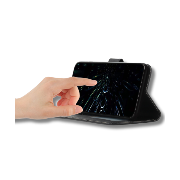 Nothing Phone 4a Zwart Wallet Hoesje met Standaardfunctie 360 graden volledige bescherming – foto 2