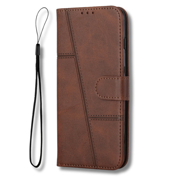 Nothing Phone 4a Bruin Wallet Hoesje met Standaardfunctie 360 graden volledige bescherming – foto 4