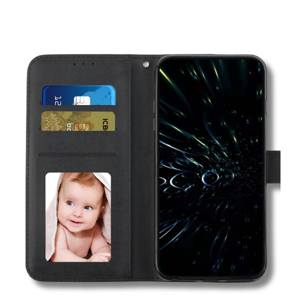 Nothing Phone 4a Pro Zwart Wallet Hoesje met Standaardfunctie 360 graden volledige bescherming – foto 3