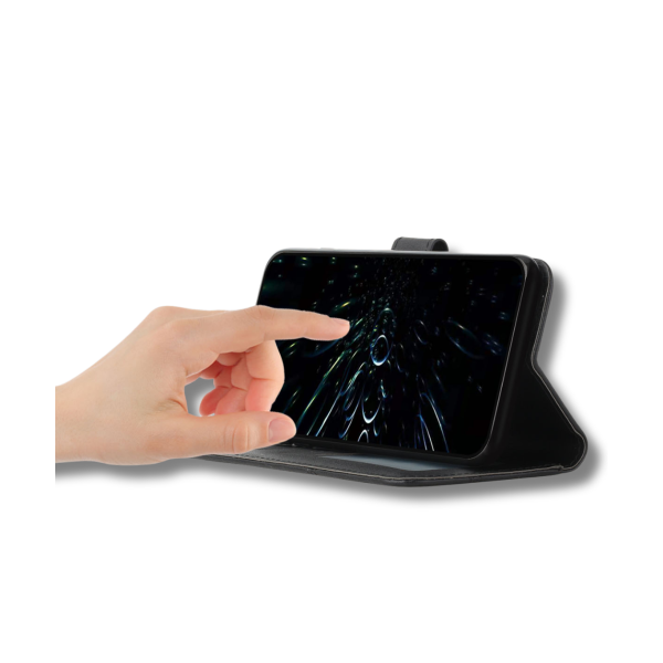 Nothing Phone 4a Pro Zwart Wallet Hoesje met Standaardfunctie 360 graden volledige bescherming – foto 2