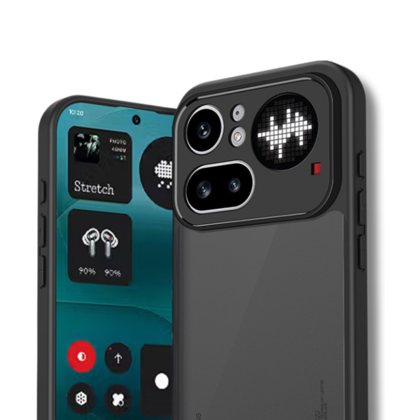 Nothing Phone 4a Pro MagSafe Hoesje Mat Zwart Transparant met Magnetische Ondersteuning – foto 5