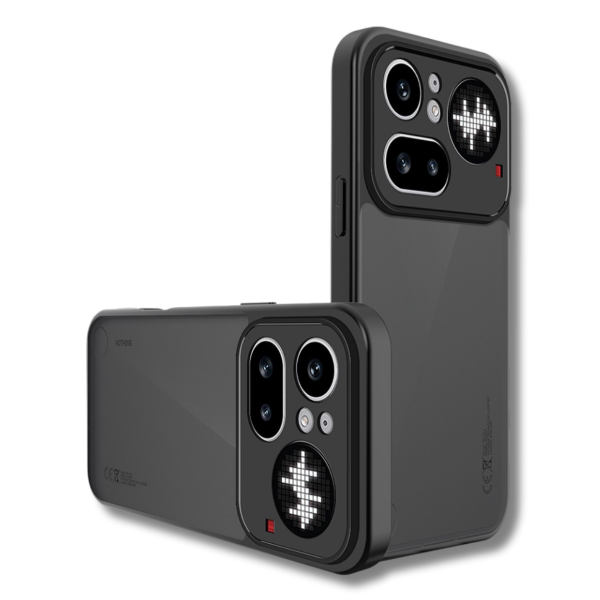 Nothing Phone 4a Pro MagSafe Hoesje Mat Zwart Transparant met Magnetische Ondersteuning – foto 2